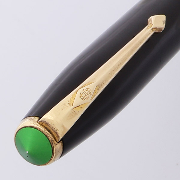 Conway Stewart Shorthand Fountain Pen (1950s) - Black w GT, Lever
